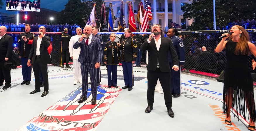America Reacts To Zac Brown Band’s National Anthem Performance At UFC Freedom 250