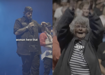 Jelly Roll Stops Show to Honor 80-Year-Old Fan Attending Her First-Ever Concert