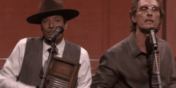 Matthew McConaughey And Jimmy Fallon Surprise Fans With Bluegrass Cover Of Ella Langley’s “Choosin’ Texas”