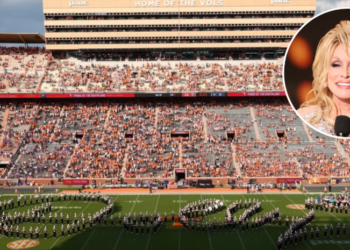 Tennessee Volunteers Fans Deliver Beautiful Tribute To Dolly Parton