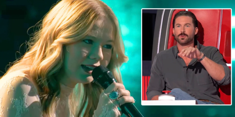 THE VOICE: Riley Green Deploys Powerful New Button After 15-Year-Old Singer’s Brilliant Audition